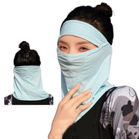front and back of the Balaclava Face Mask UPF 50+ breathable neck gaiter 
