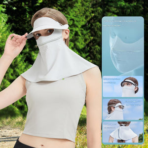 UPF 50+ Sunshade Face Mask features