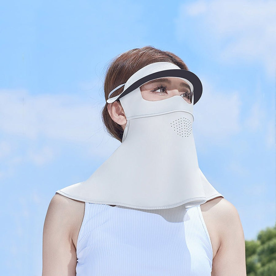 Uv Protection Ice Silk Sunshade Face Mask - Sidiou Group