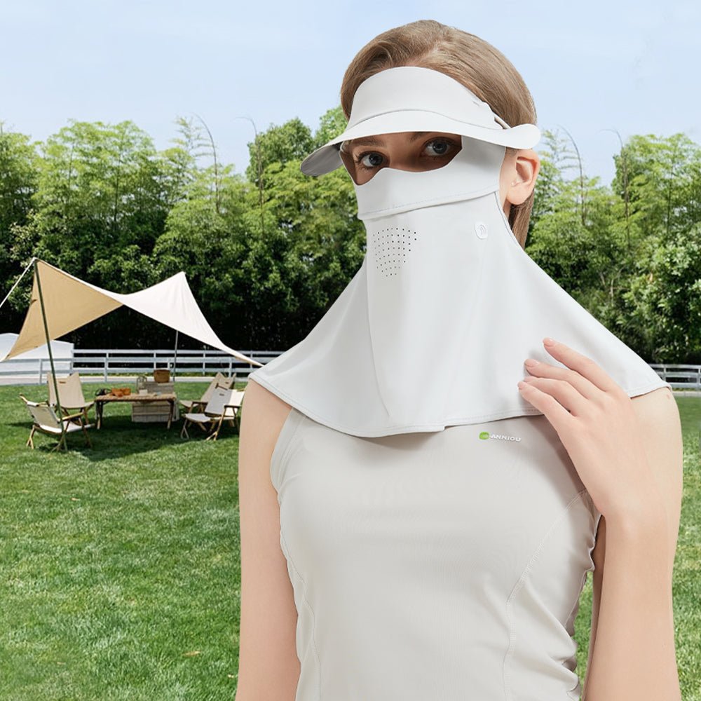 Uv Protection Ice Silk Sunshade Face Mask - Sidiou Group