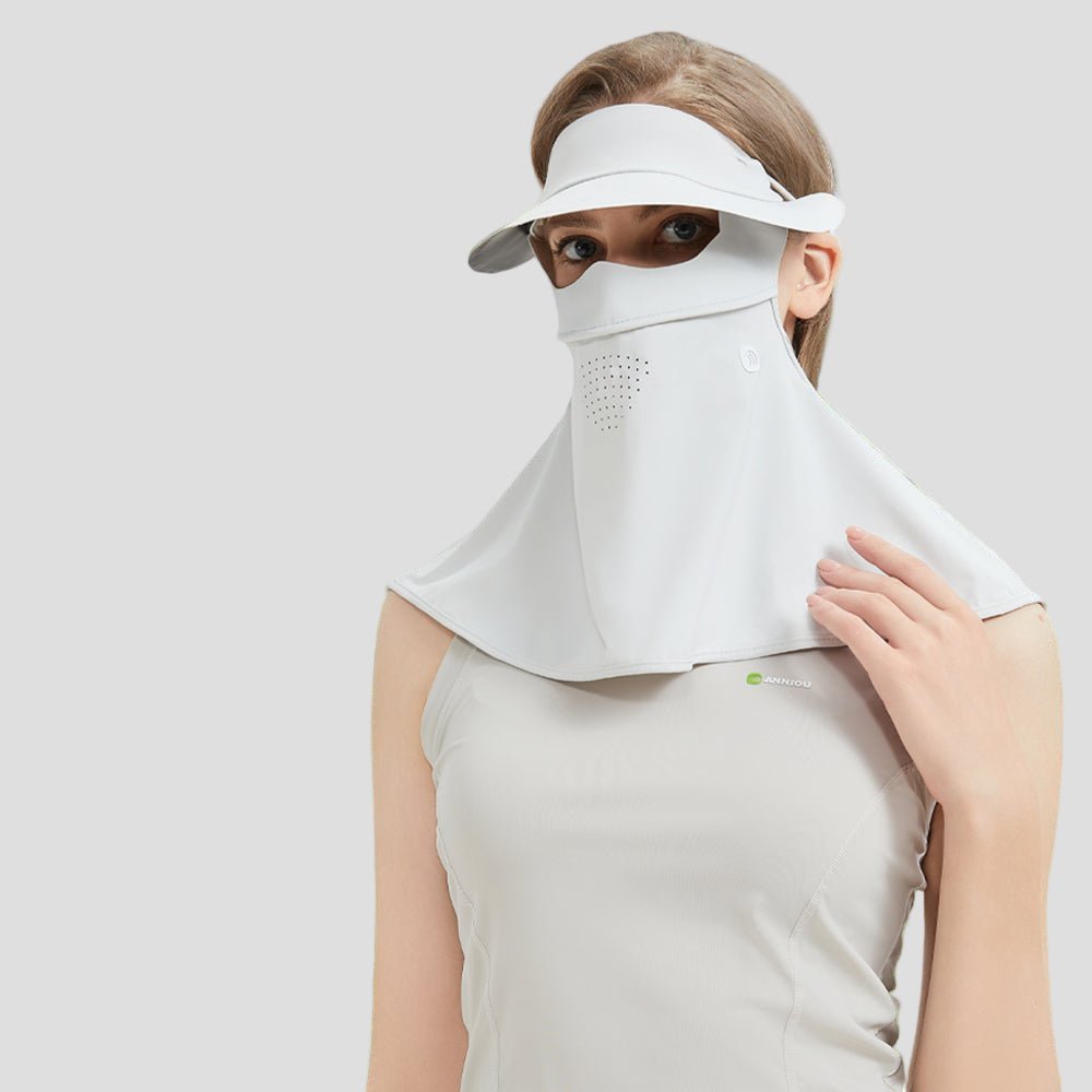 Uv Protection Ice Silk Sunshade Face Mask - Sidiou Group