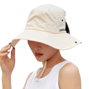 UV Protection Wide Brim Sun Bucket Hat - Sidiou Group