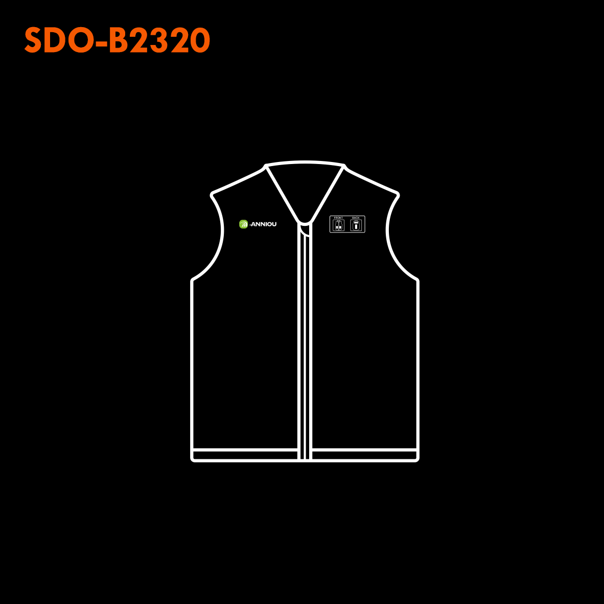 v neck heated gilet instructions