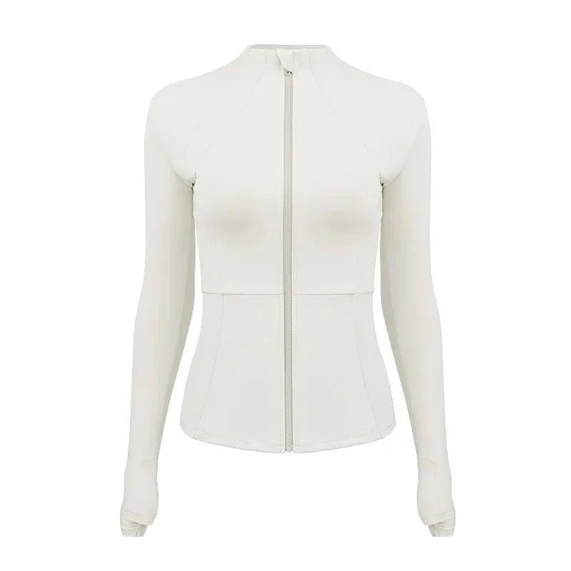 white UPF50+ sports Jacket 