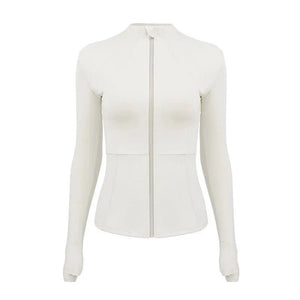 white UPF50+ sports Jacket 