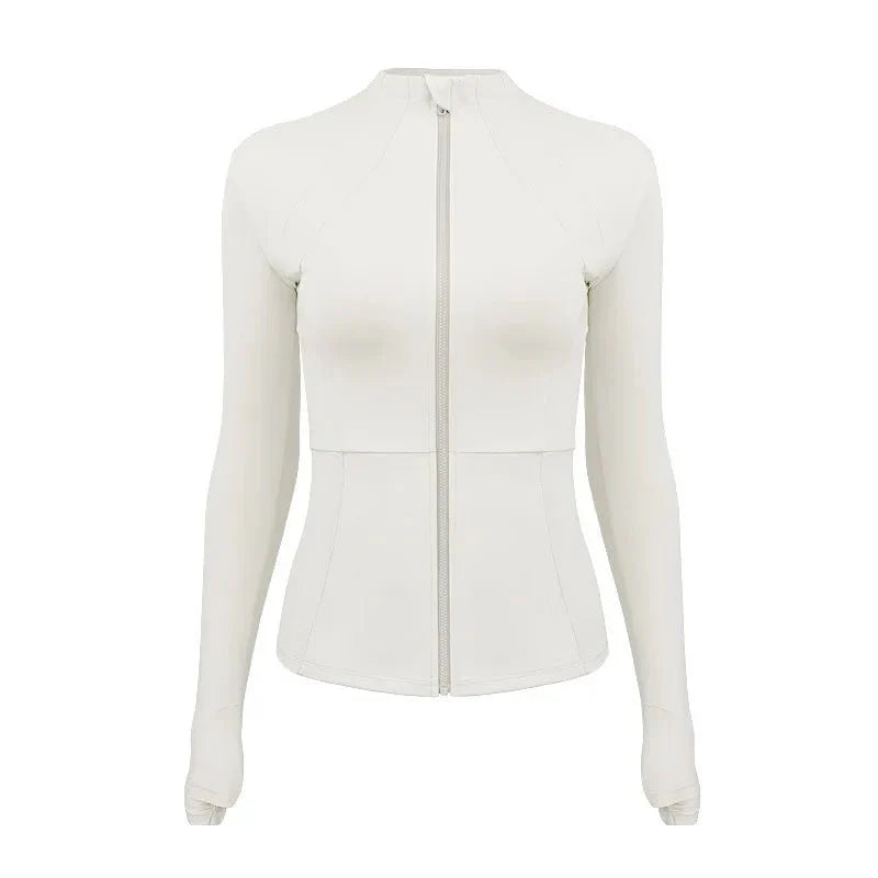 white UPF50+ sports Jacket 