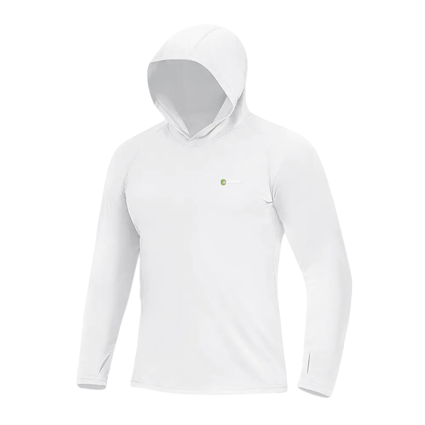 #white UPF50 Sun Protection Hoodie