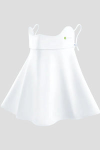 white UV Face Mask with Neck Guard 