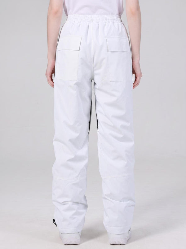#white back of women ski trousers