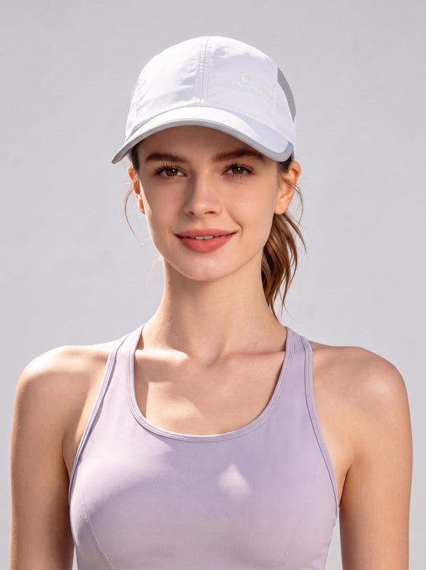 #white breathable sun hat