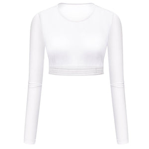 #white upf50 golf mesh layering top