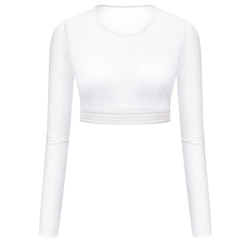 #white upf50 golf mesh layering top