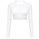 white upf50 golf mesh layering top