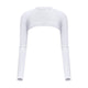 white upf50 ice silk golf mesh shrug