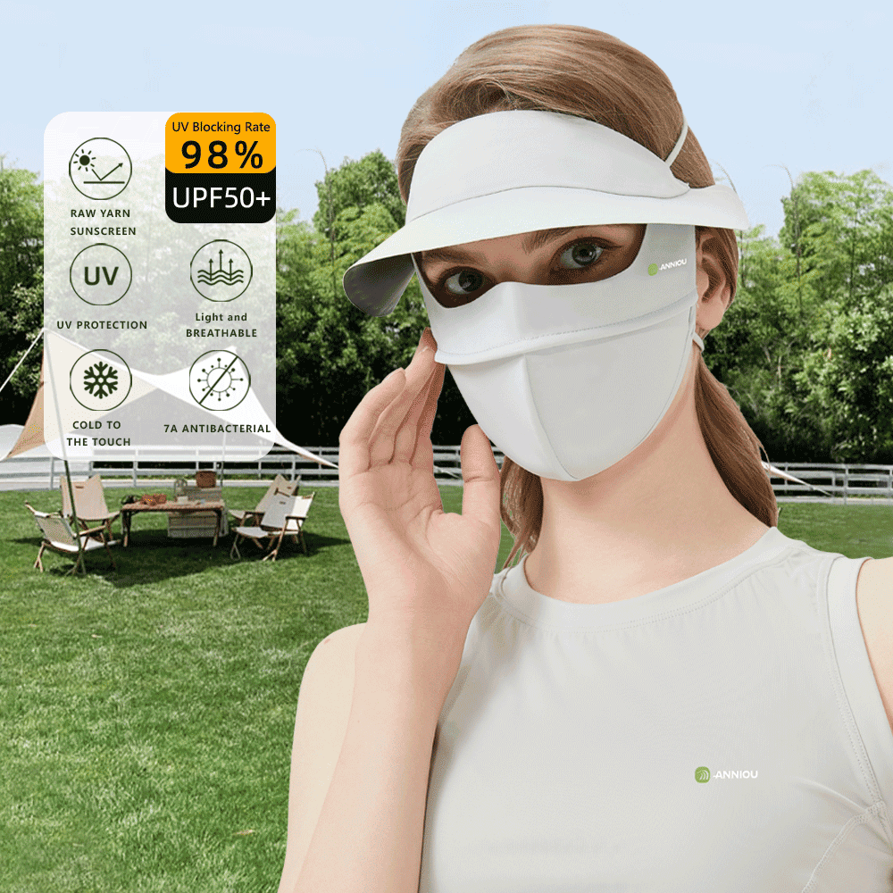 Wide Brim UPF 50+ Mask Anniou