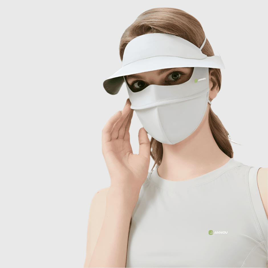 Wide Brim UPF 50+ Face Mask - Sun Protection Clothing