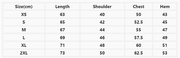 womens dual heat size guide
