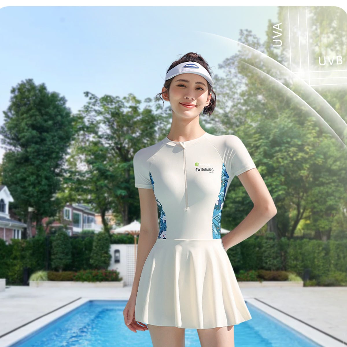 Women UPF50+ Sun Protection Jumpsuit Swimwear - Sidiou Group