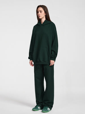 women #darkgreen Heavyweight French Terry Sweatpants