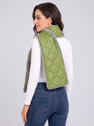 womens #green Heated Long Scarf