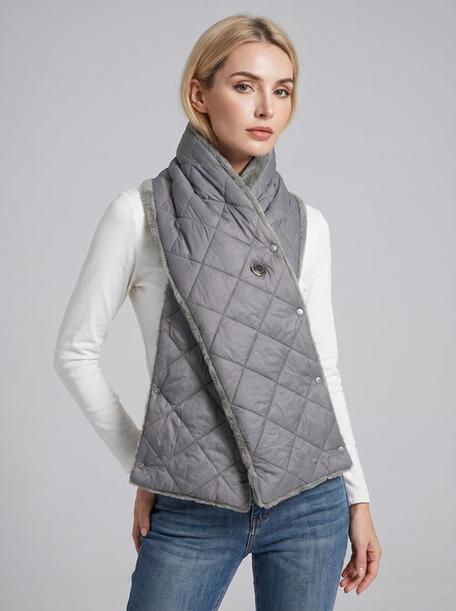 womens #grey Heated Long Scarf