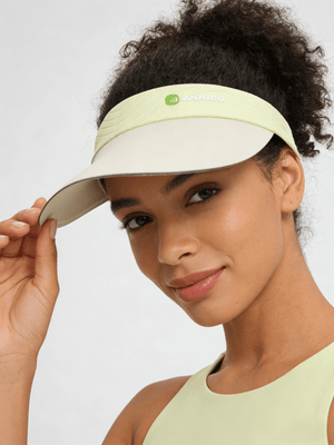 womens #lemonyellow Sport Sun Visor Hats