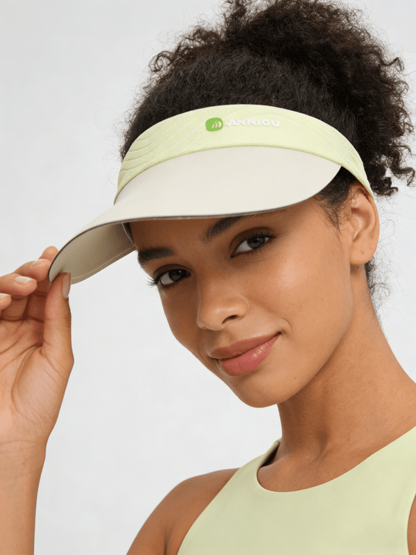 womens #lemonyellow Sport Sun Visor Hats