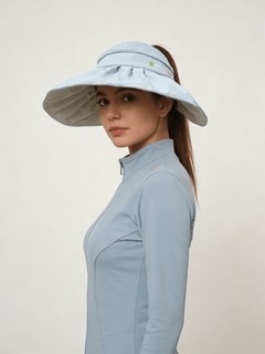 womens #lightblue Wide Brim Sun Visor Hats