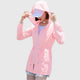 women's pink UPF 50+ Trench Coat