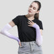 women's purple Ombre UPF 50+ Arm Sleeves