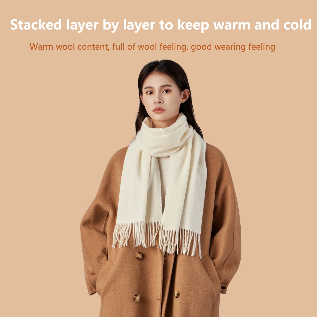 Women’s 100% Pure Wool Scarf - Sidiou Group