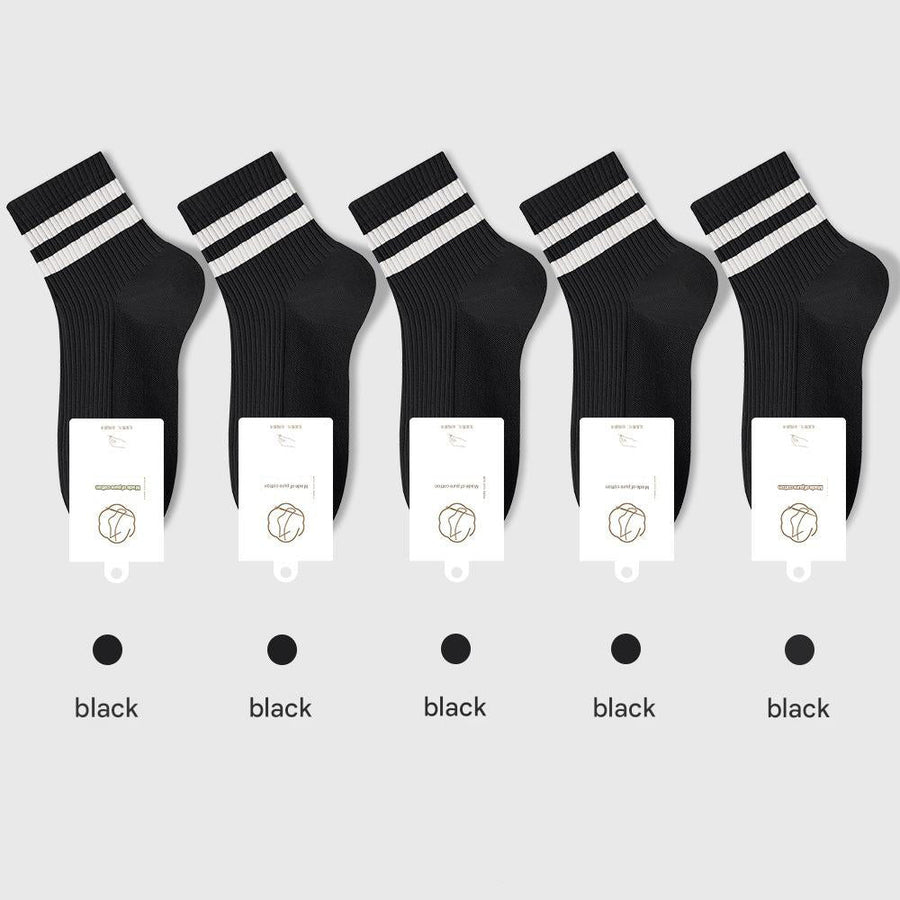 Women's 5A Antibacterial Breathable Striped Socks - Sidiou Group