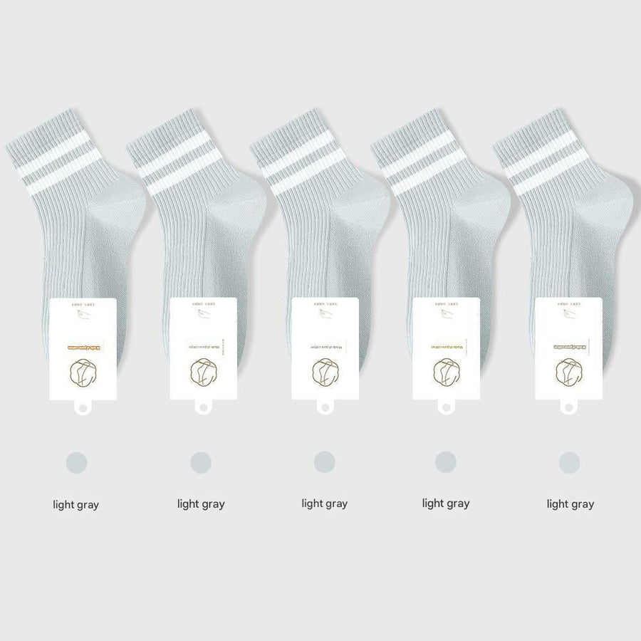 Women's 5A Antibacterial Breathable Striped Socks - Sidiou Group