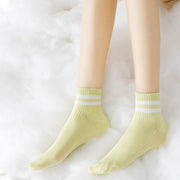 Women's 5A Antibacterial Breathable Striped Socks - Sidiou Group
