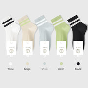 Women's 5A Antibacterial Breathable Striped Socks - Sidiou Group