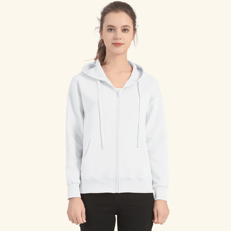 Women's Casual Zip - up Hoodie - Sidiou Group