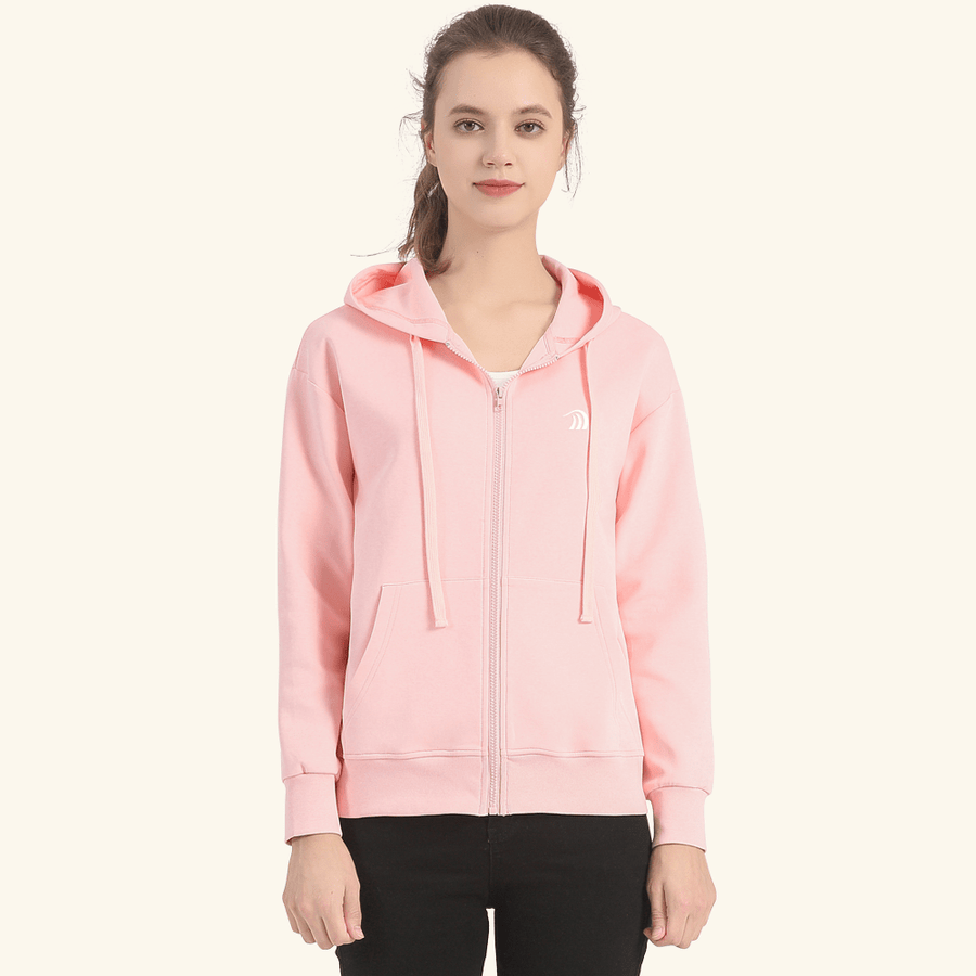 Women's Casual Zip - up Hoodie - Sidiou Group