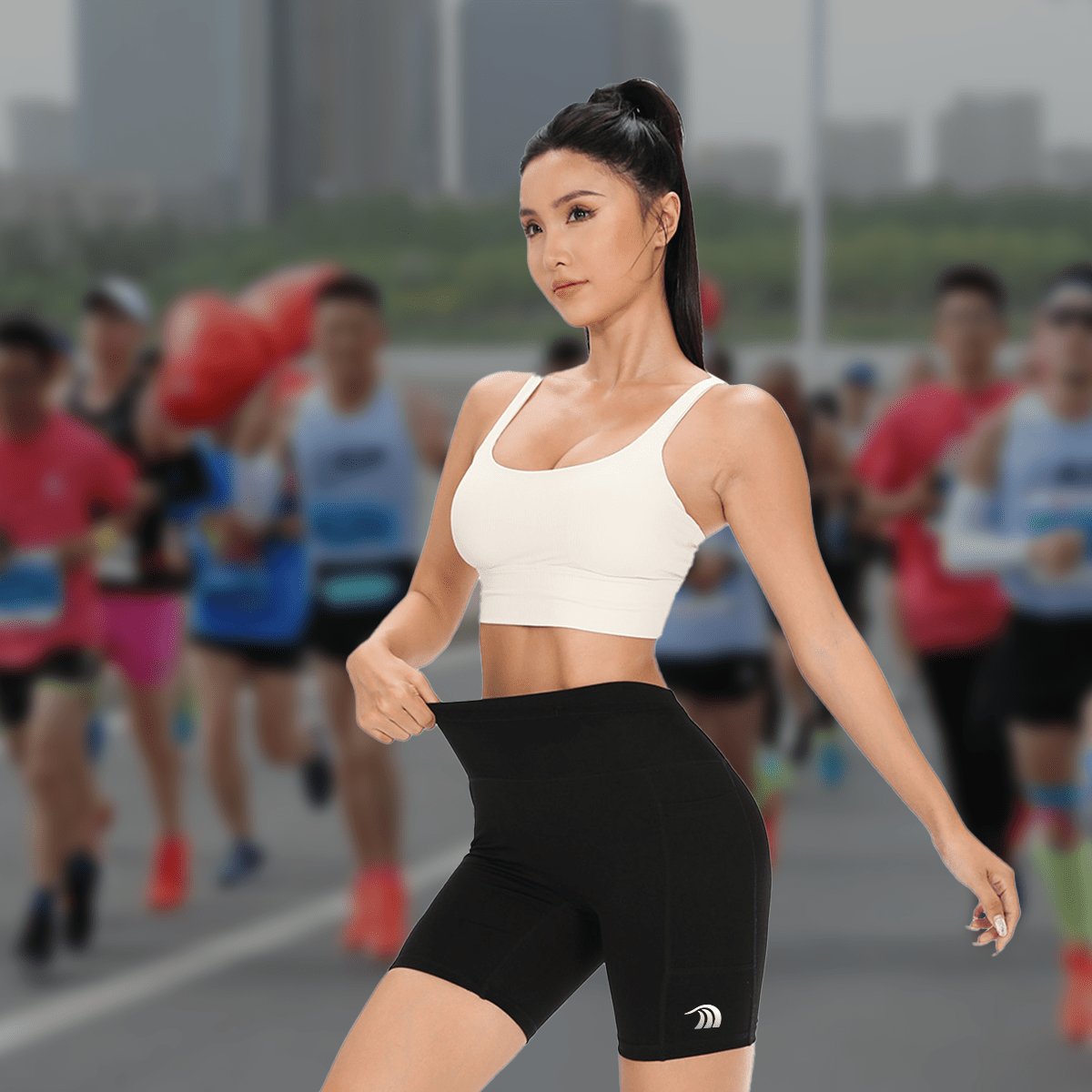 Women's Compression Biker Shorts - Sidiou Group