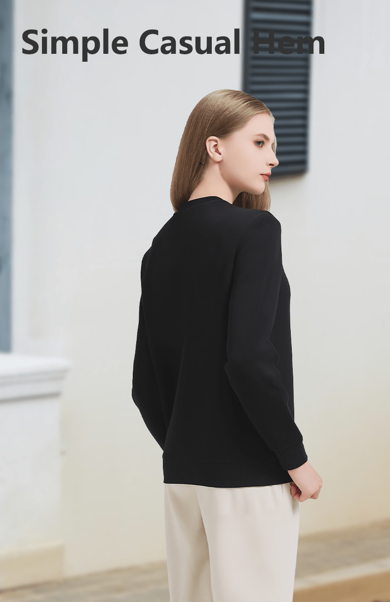 Women's Crew Neck Pullover Sweatshirt - Sidiou Group