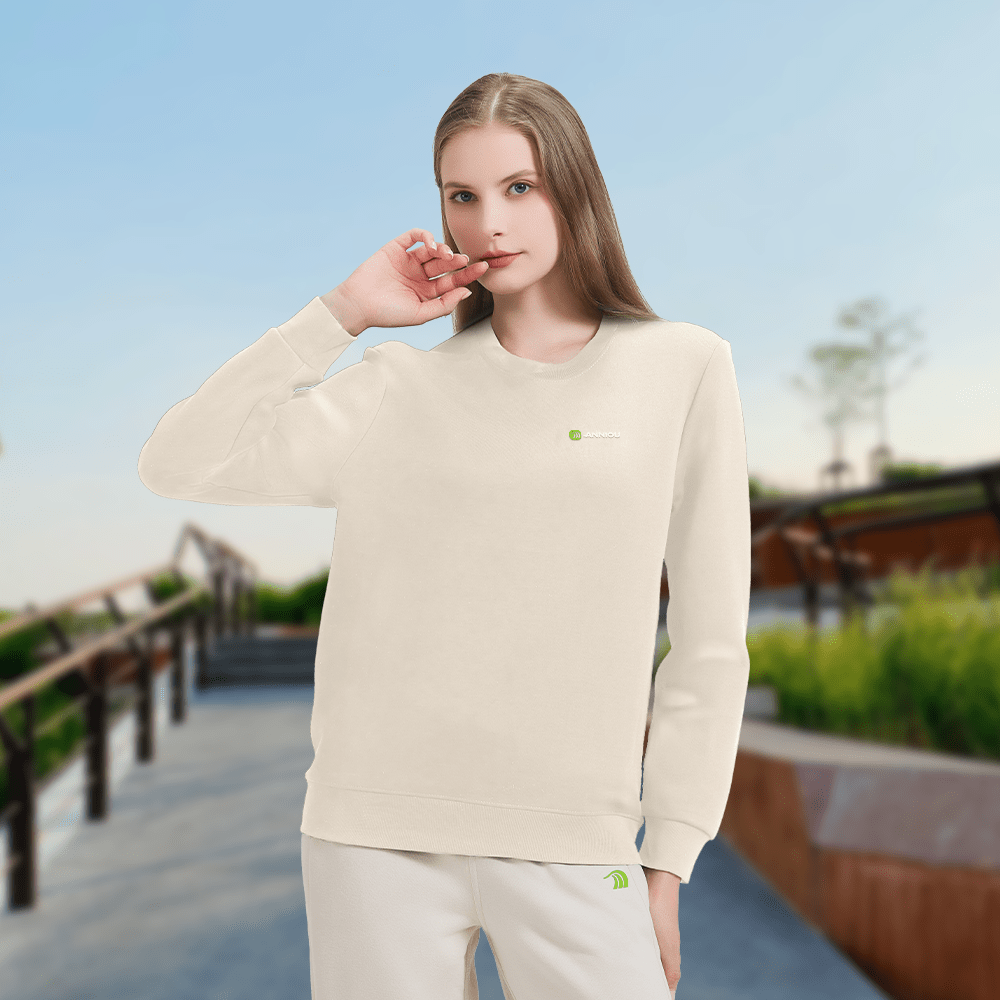 Women's Crew Neck Pullover Sweatshirt - Sidiou Group