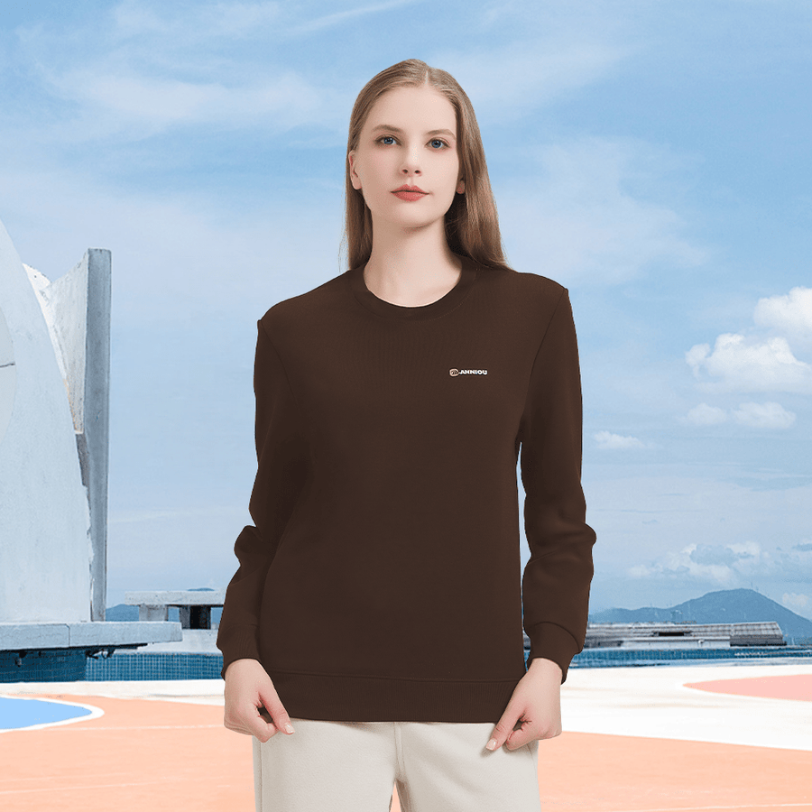 Women's Crew Neck Pullover Sweatshirt - Sidiou Group