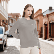 Women's Crew Neck Pullover Sweatshirt - Sidiou Group