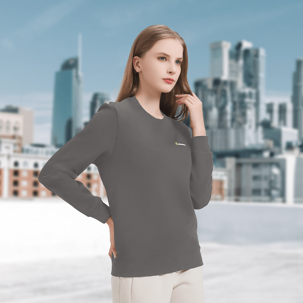 Women's Crew Neck Pullover Sweatshirt - Sidiou Group