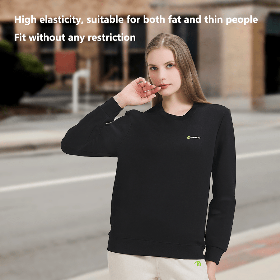 Women's Crew Neck Pullover Sweatshirt - Sidiou Group