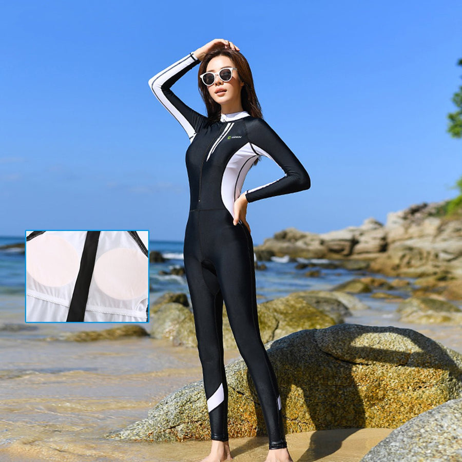 Women's Diving Full Wetsuit Swimsuit - Sidiou Group