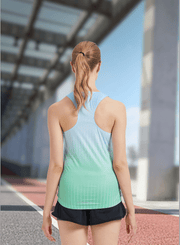 Women's Gradient Seamless Active Tank Top - Sidiou Group
