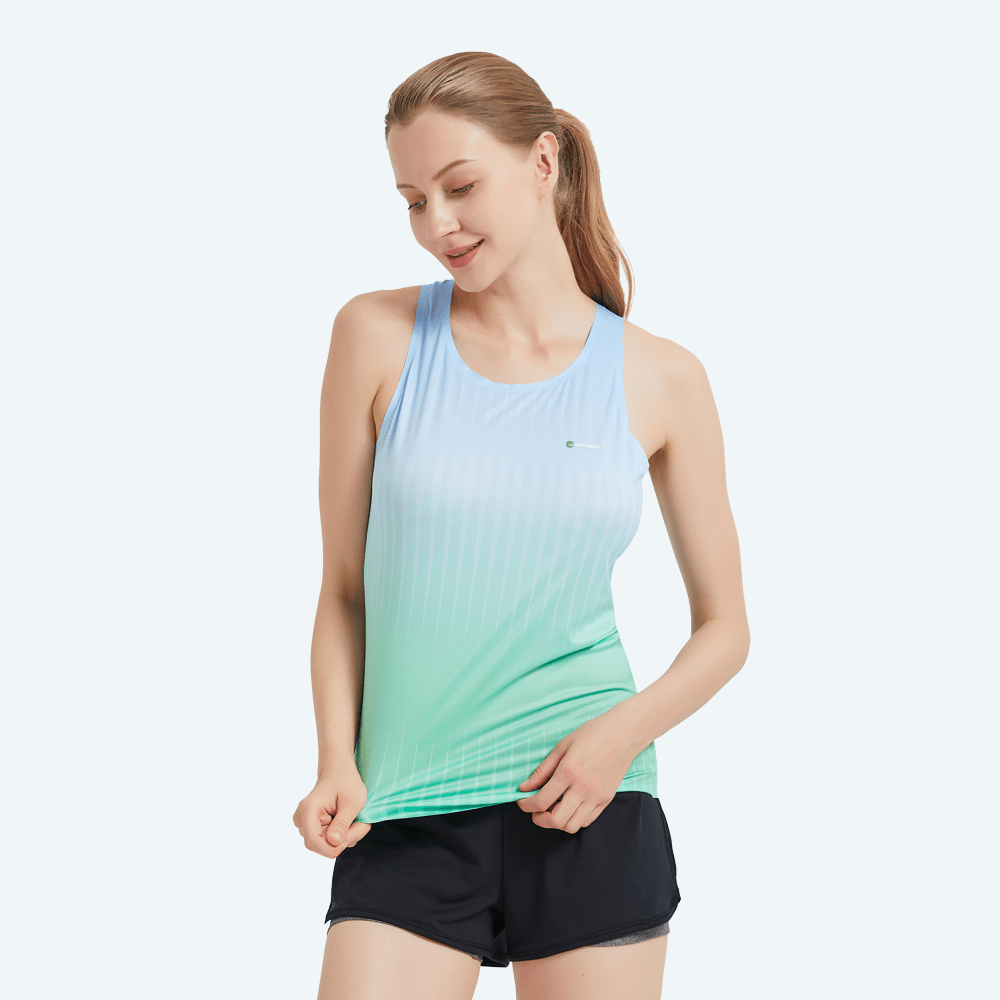 Women's Gradient Seamless Active Tank Top - Sidiou Group