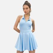 Women's Halter Neck Tennis Dress - Sidiou Group