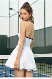 Women's Halter Neck Tennis Dress - Sidiou Group