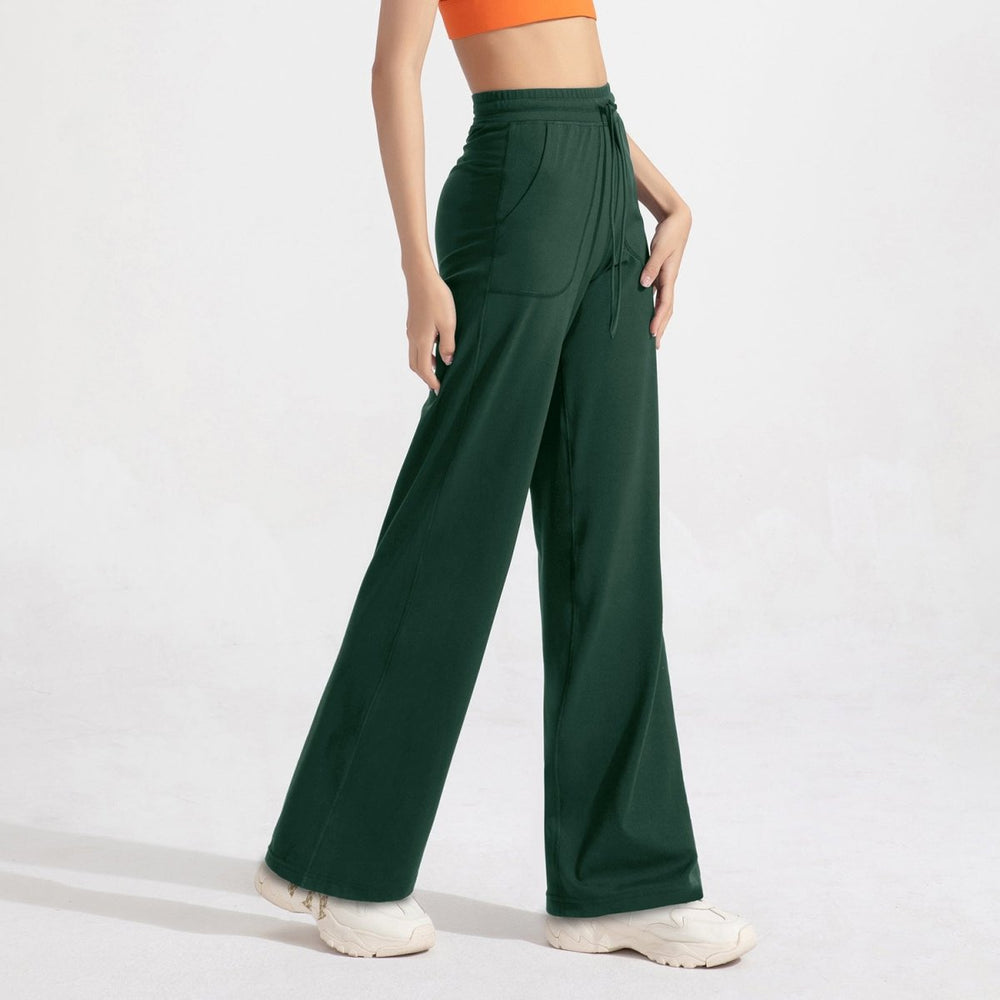 Women's High Waist Wide Leg Loose Fit Trousers - Sidiou Group